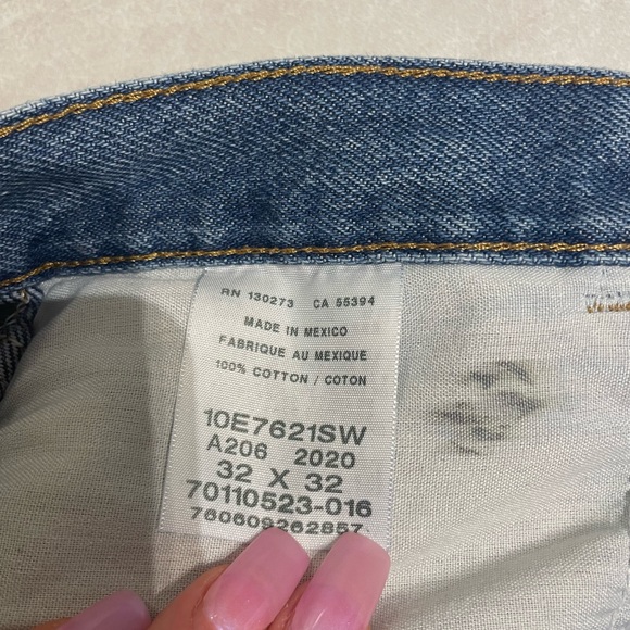 BLUE WASHED MID RISE JEANS - Picture 4 of 4
